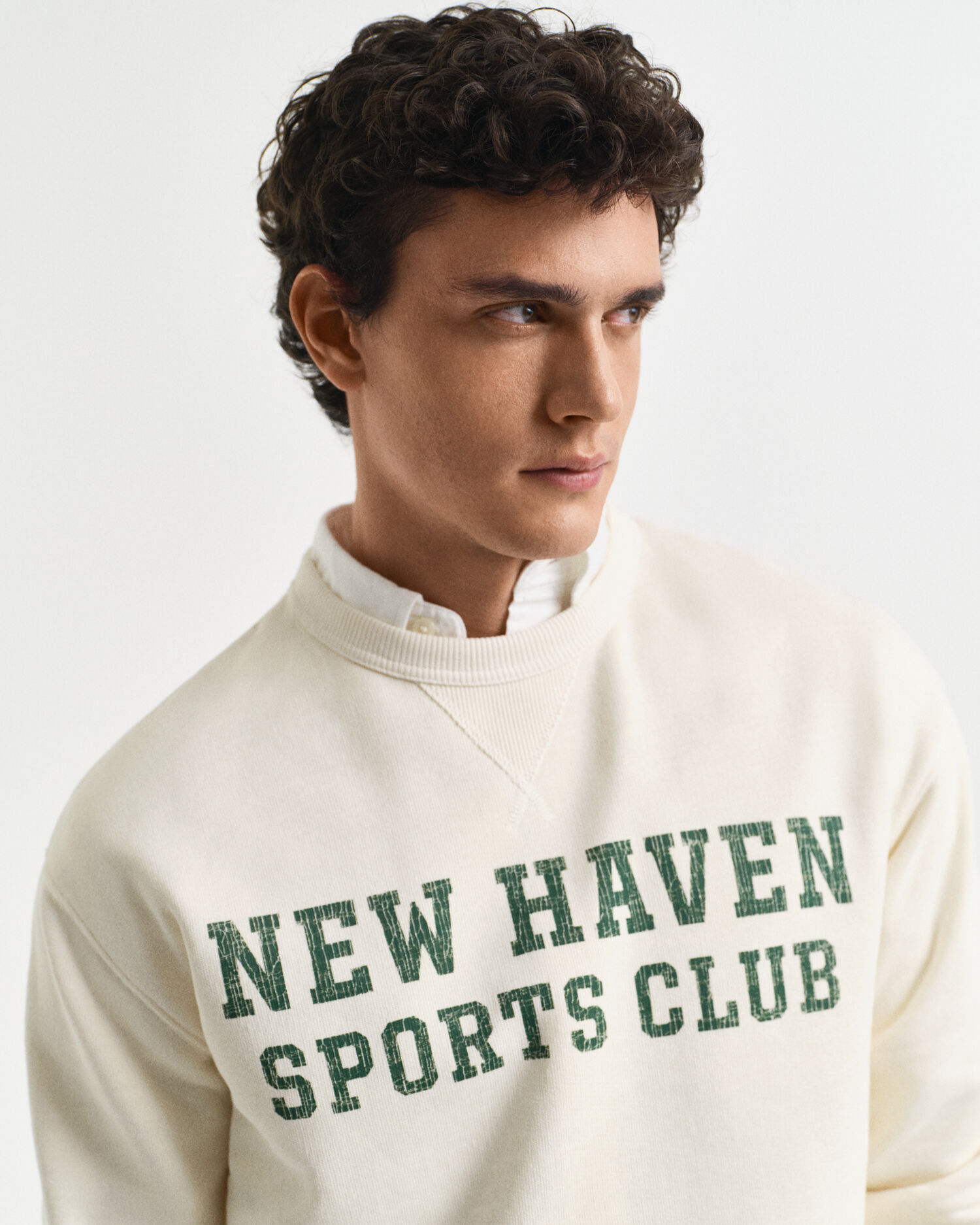 Graphic sweatshirt met ronde hals