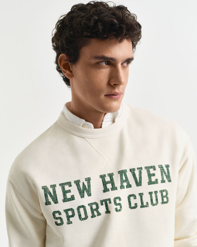 Graphic sweatshirt met ronde hals