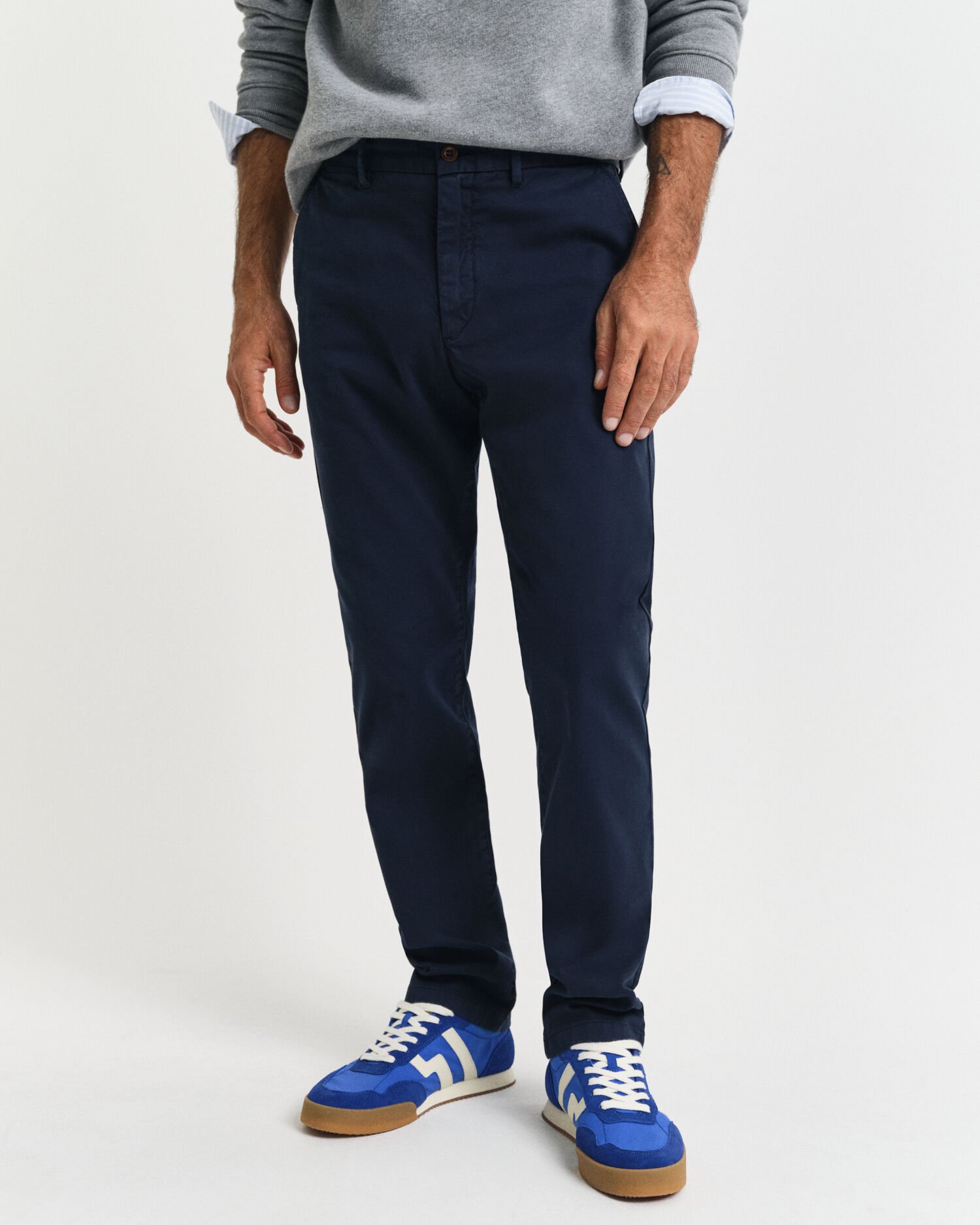 Slim Fit Dobby Structured chino