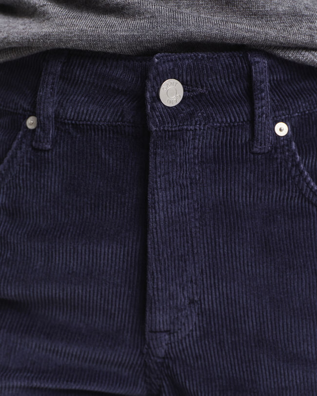 Flared corduroy jeans