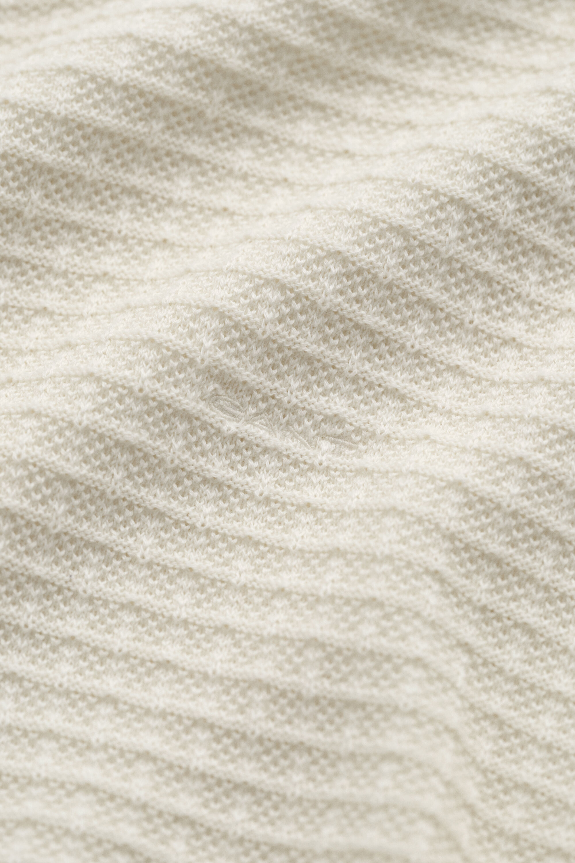 Sweater met ronde hals en textuur