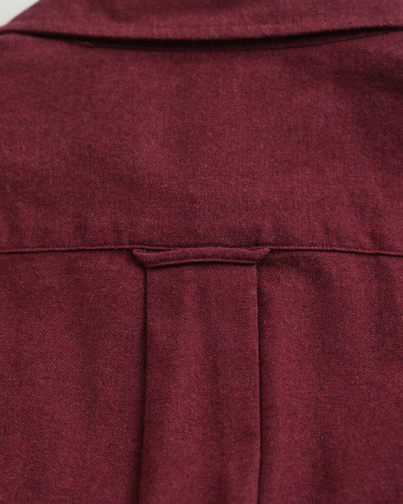 Regular Fit gemêleerd flanellen overhemd