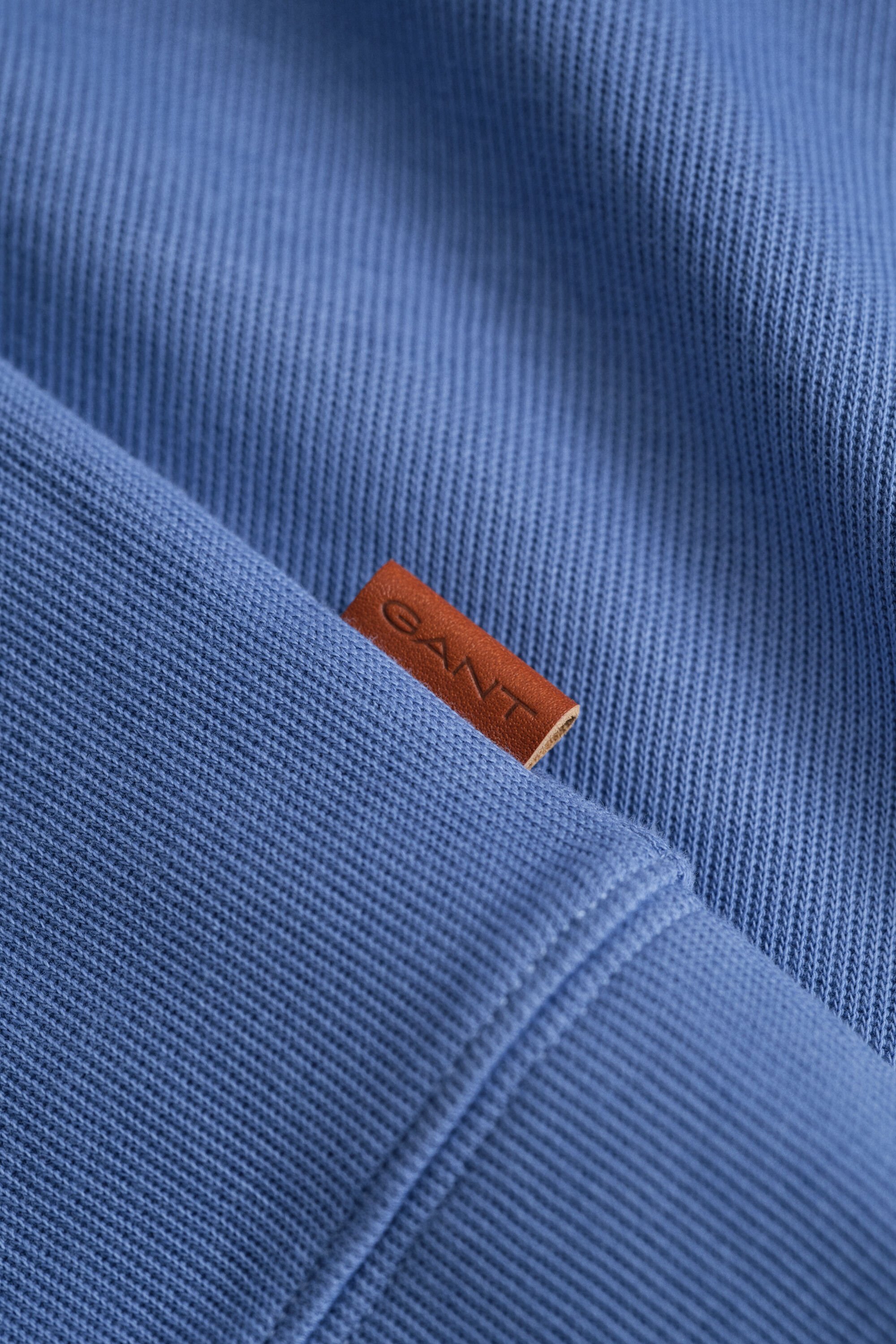 Sacker Rib sweatshirt met korte rits