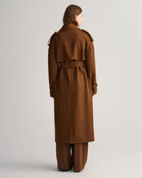 Trenchcoat van wolmix