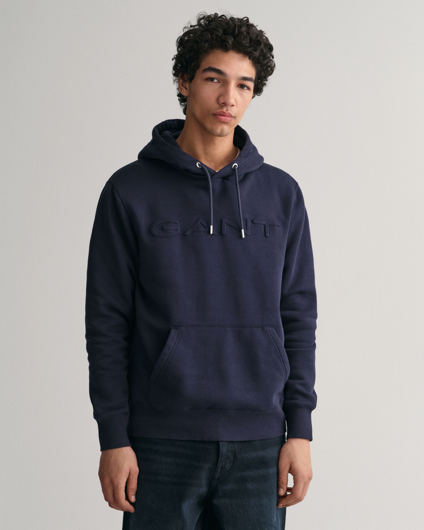 Gebosseleerde hoodie
