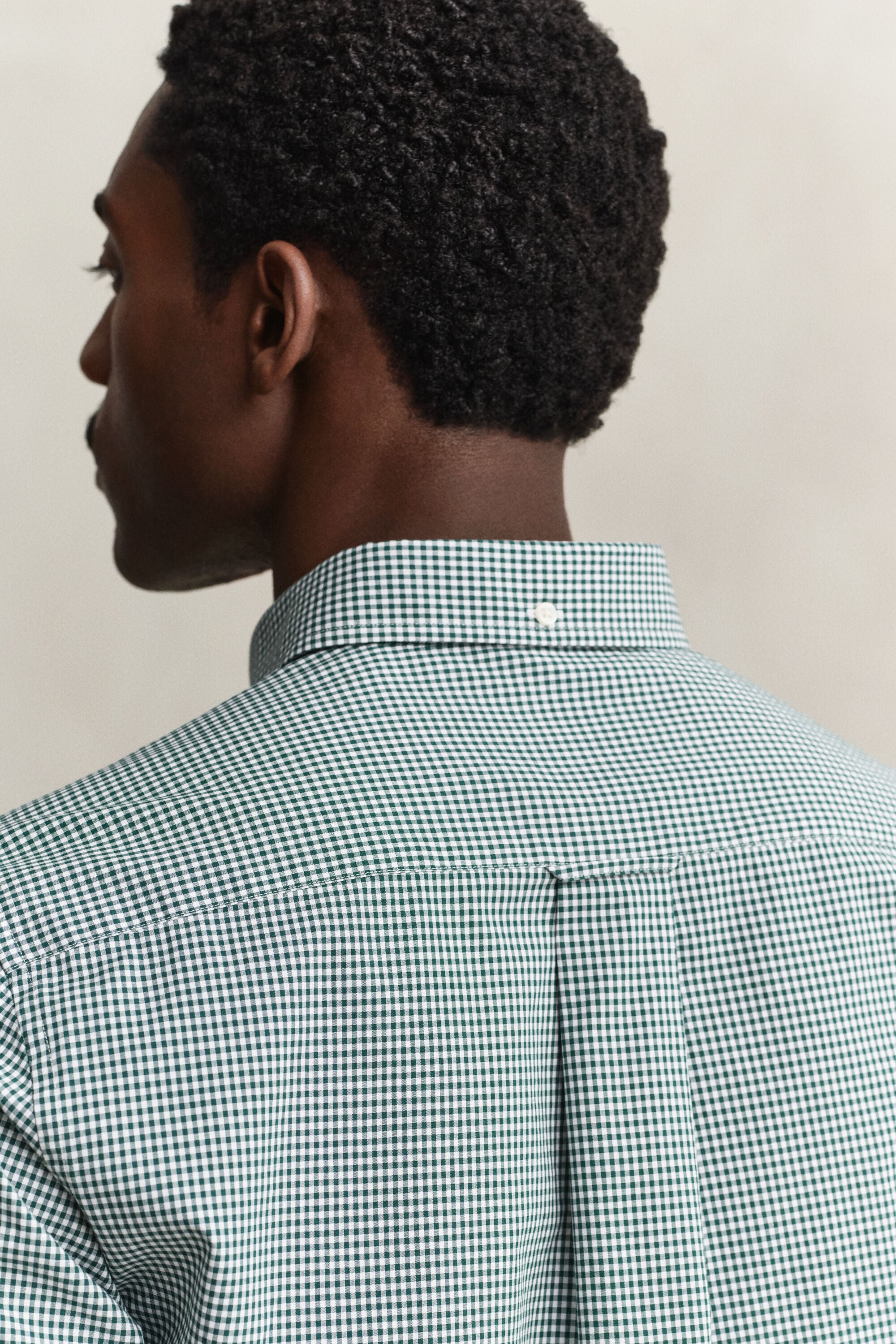 Klassiek poplin overhemd met Gingham-ruitje