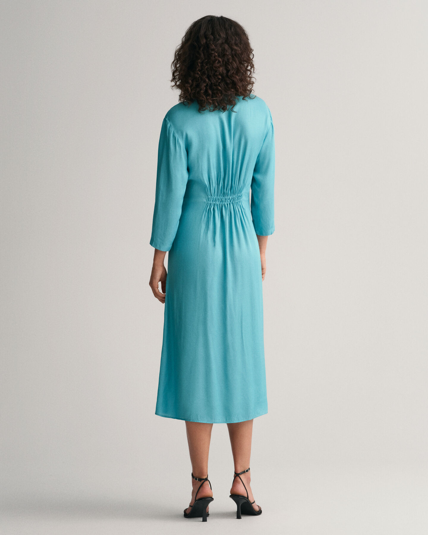 Jurk met geplooide details