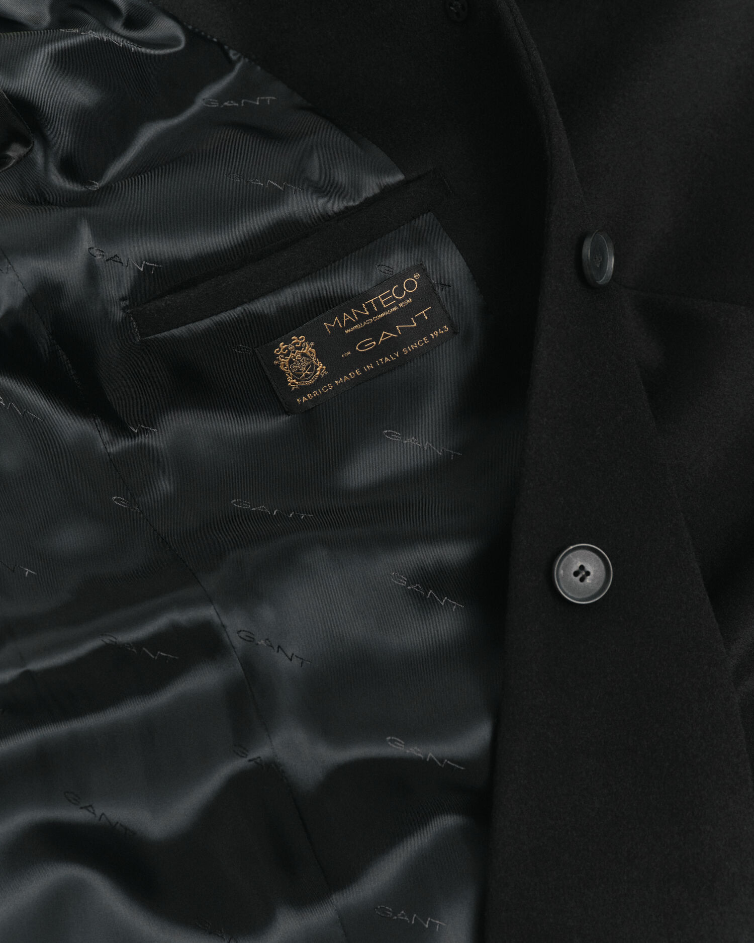 Classic getailleerde jas van wolmix