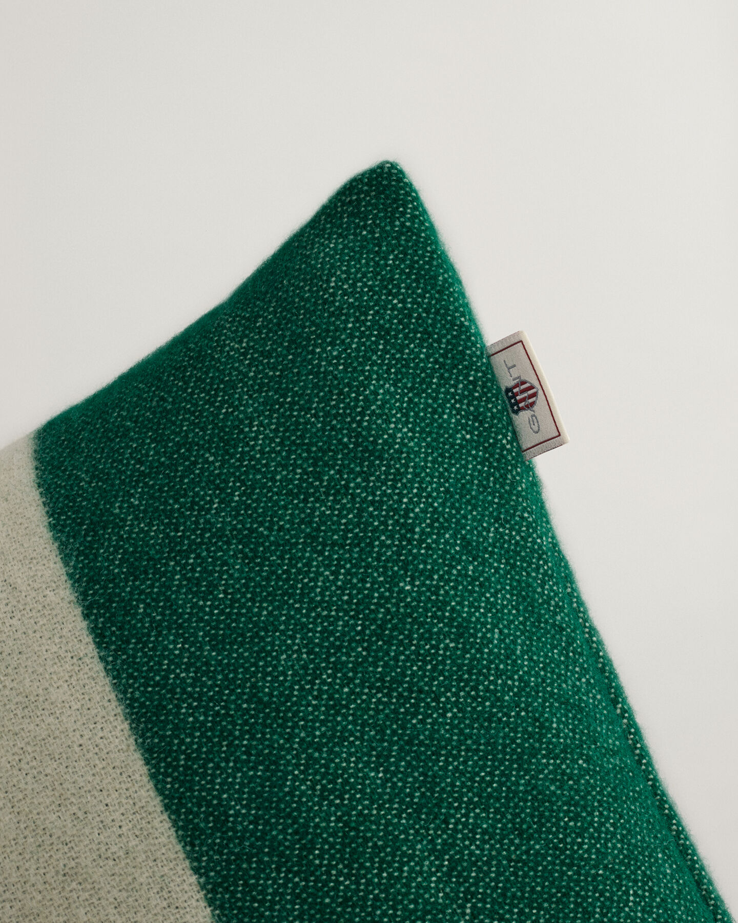 Wollen kussen met strepen