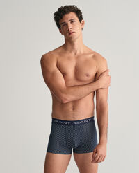 Set van drie boxershorts met kleine print in cadeauverpakking