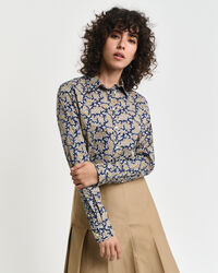 Regular Fit Paisley blouse van katoenen voile