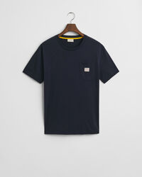 Contrast T-shirt met zak