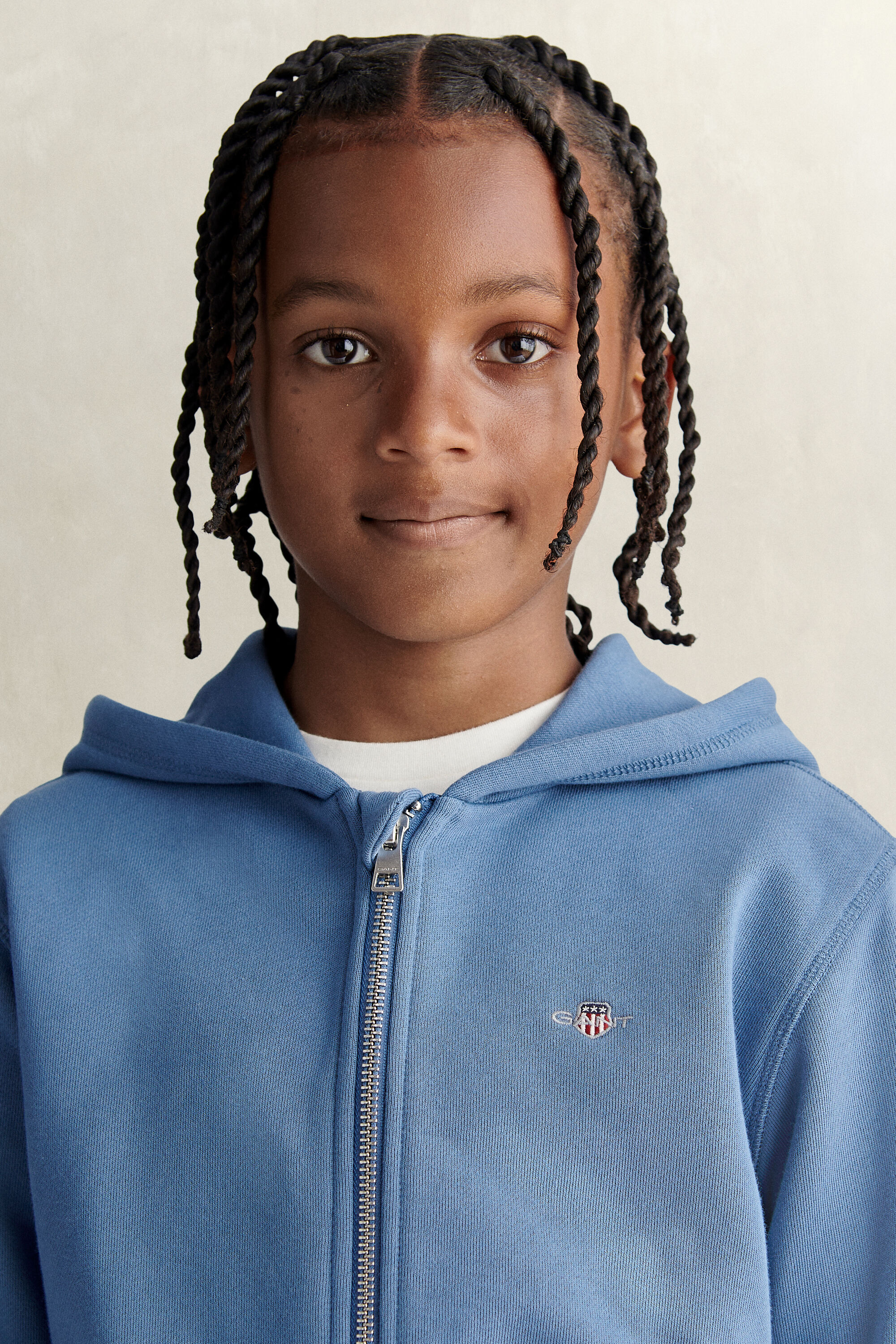 Teens Shield hoodie met ritssluiting