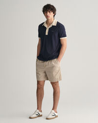 Resort poloshirt van badstof