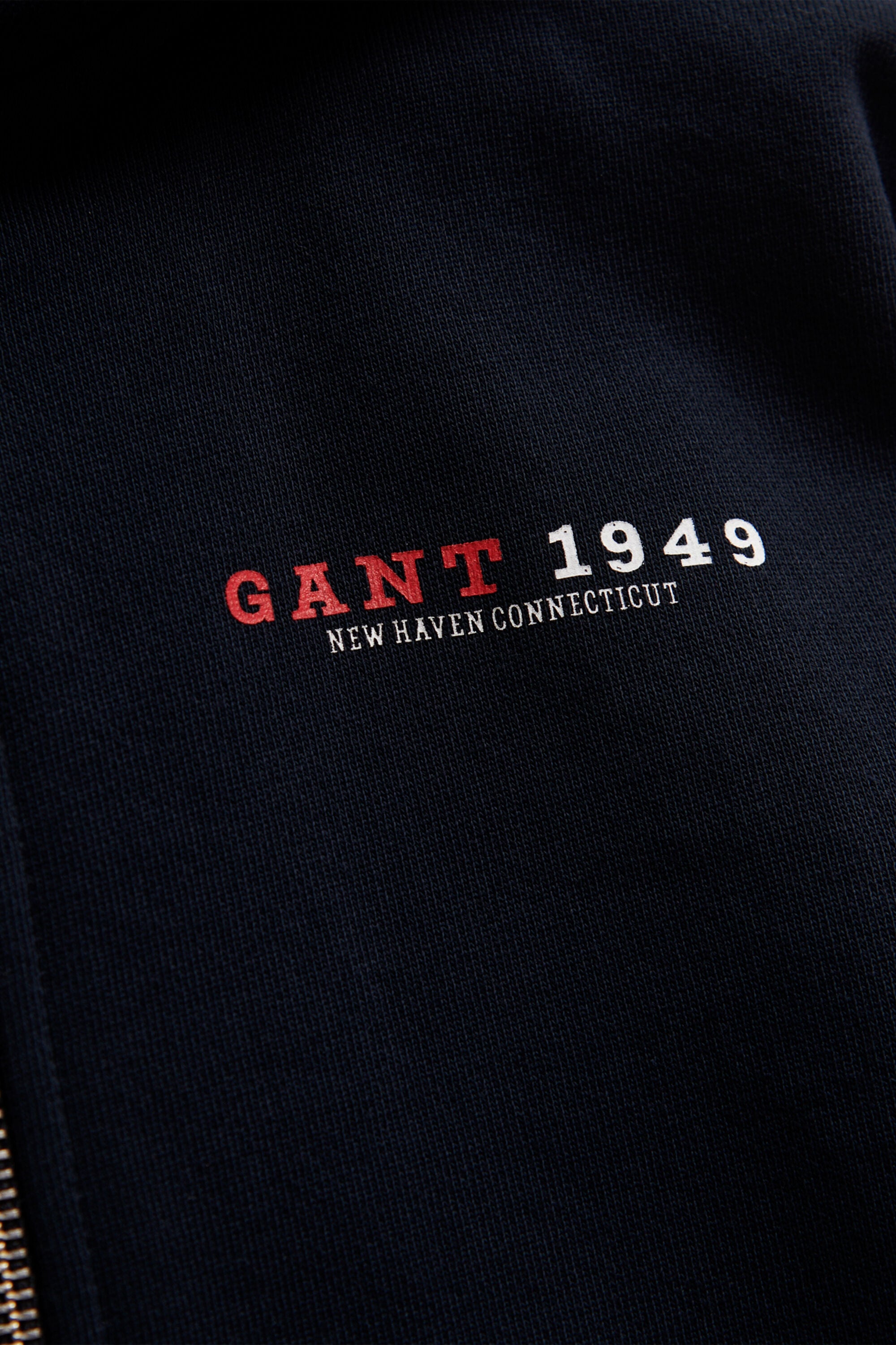 Boys Collegiate Graphic hoodie met ritssluiting