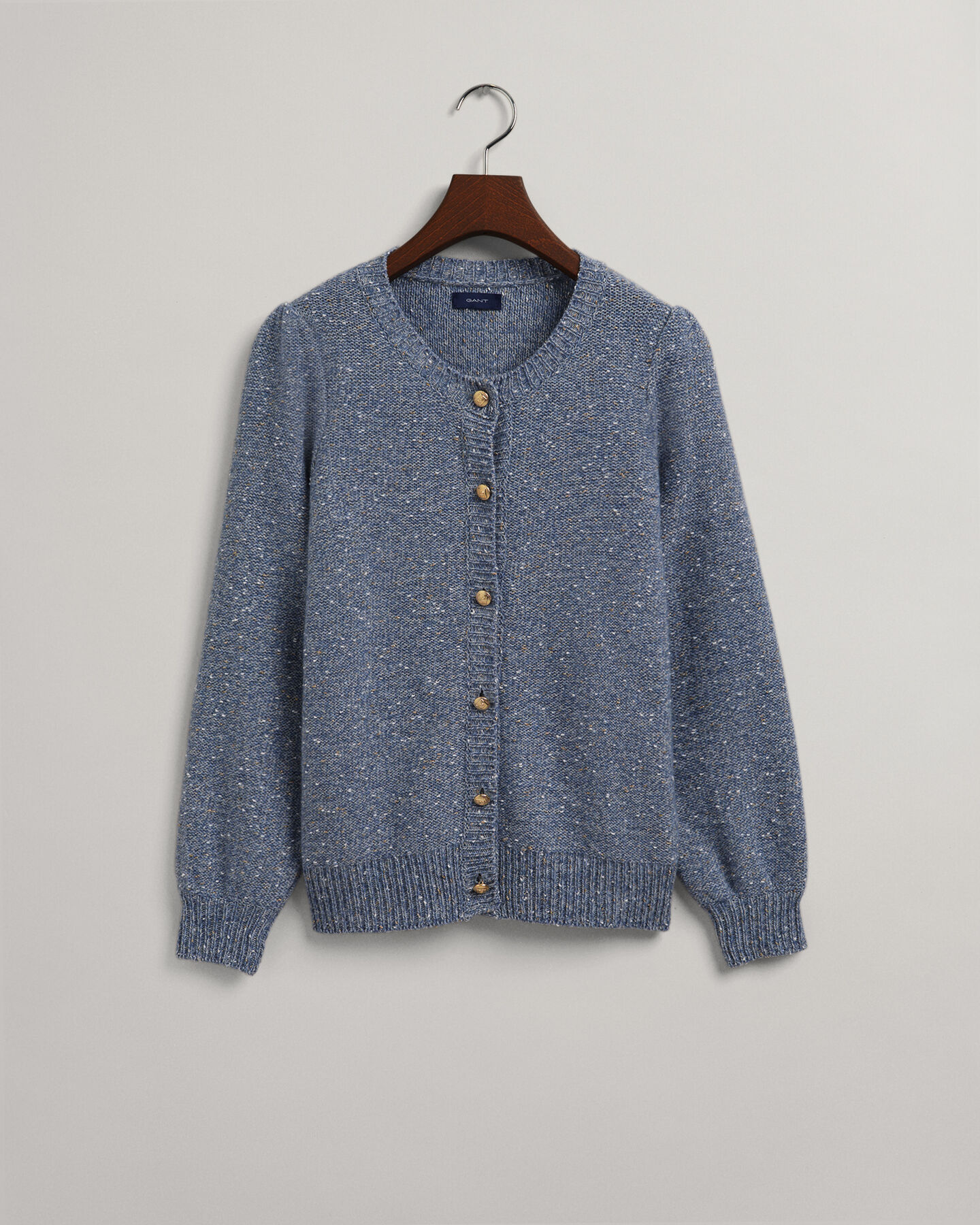 Sparkling vest met ronde hals