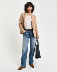 Blazer van keperstof