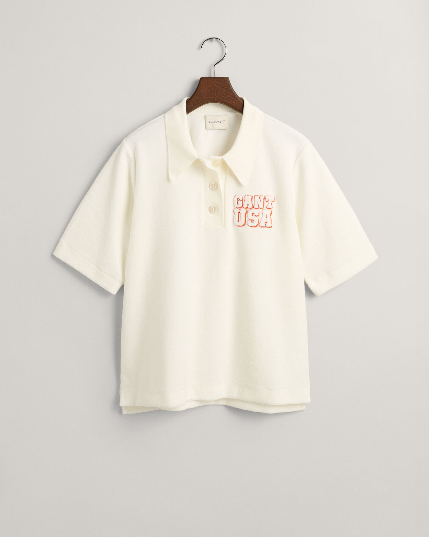 Poloshirt van badstof