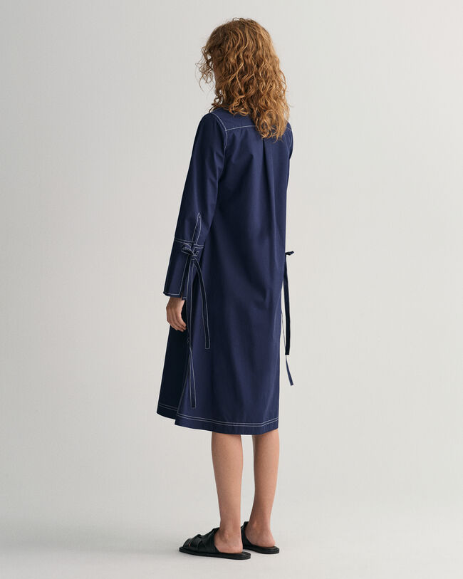 Overhemdjurk met contrasterend stiksel