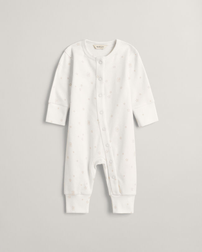 Baby pyjama met sterren- en G-print