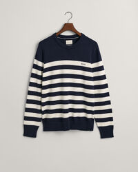 Sweater met ronde hals en Bretonse streep