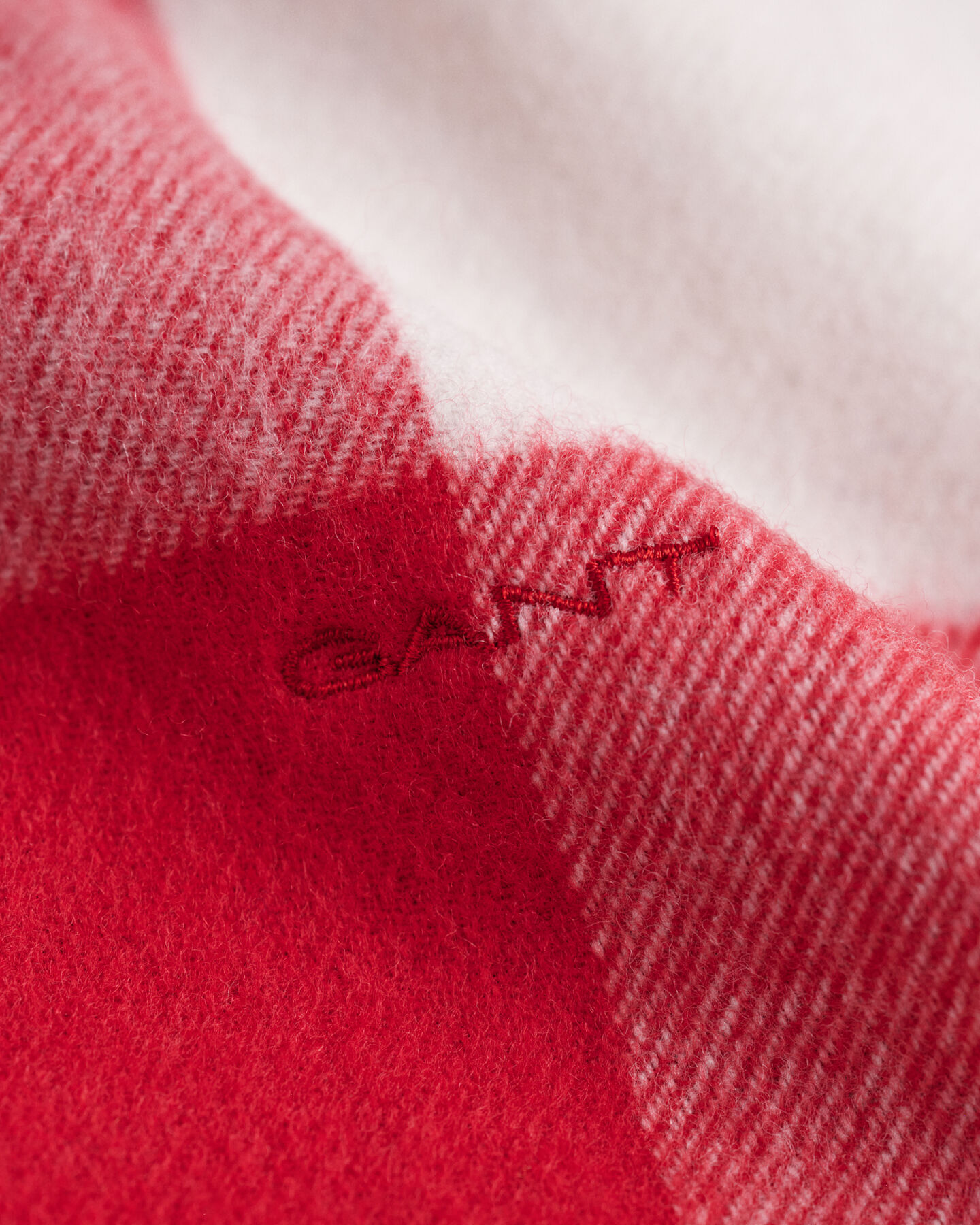 Geruite sjaal van merinoswol