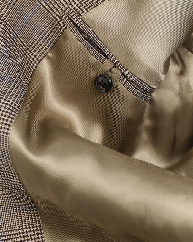 Relaxed Fit blazer met Glen-ruitmotief