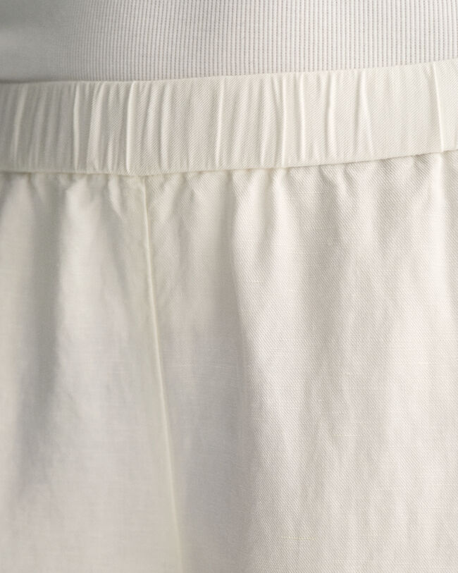 Relaxed Fit Pull-On broek van linnenmix