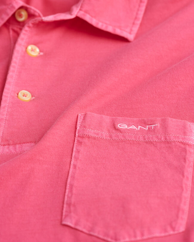 Sunfaded jersey poloshirt