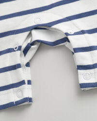 Baby gestreepte jersey romper