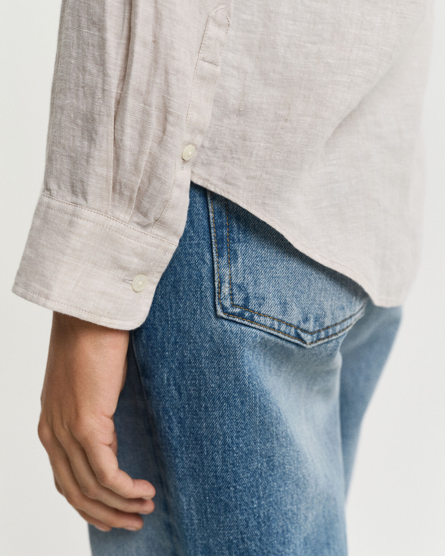 Regular Fit linnen overhemd