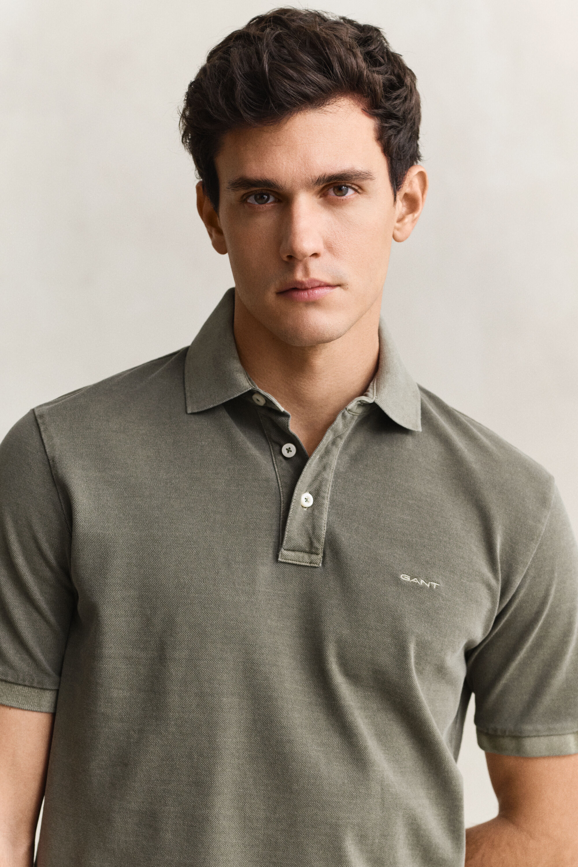 Zonverbleekt poloshirt