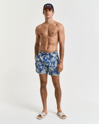 Zwemshort met tropische print