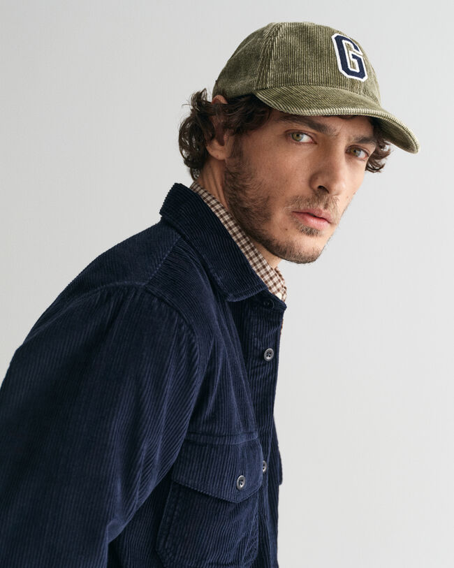 Regular Fit overshirt van corduroy