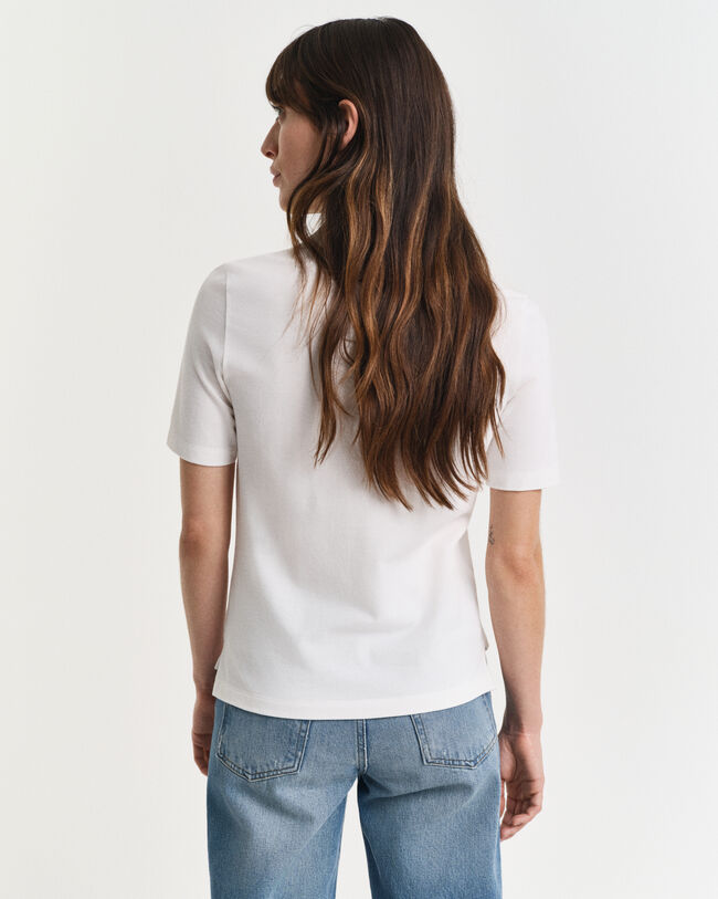 Shield piqué poloshirt