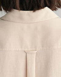 Relaxed Fit Pocket Detail blouse met korte mouwen