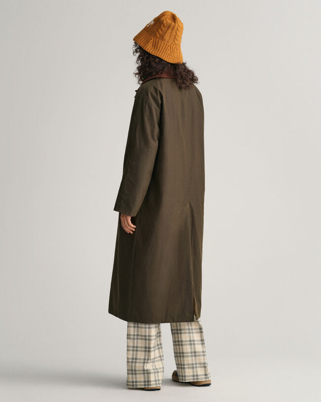 Gewatteerde Car Coat jas