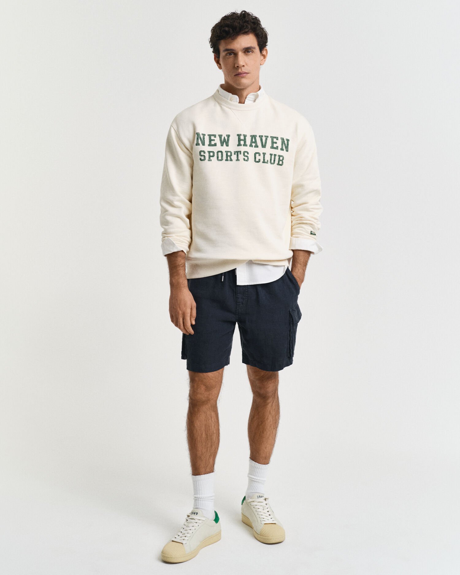 Graphic sweatshirt met ronde hals