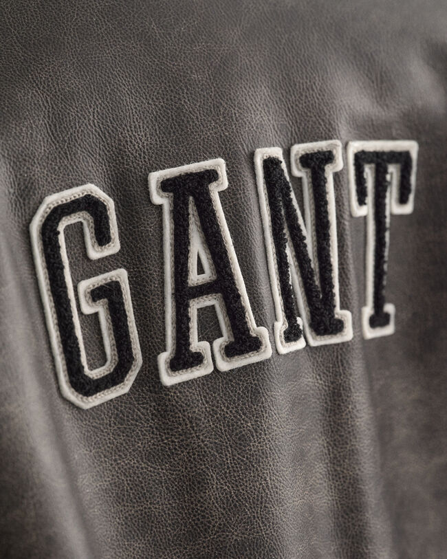 Leren GANT Varsity Jacket