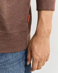 Light Sacker Rib sweatshirt met korte rits