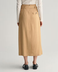 Wikkelrok met plooien in chinostijl