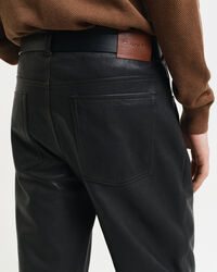 5-pocket leren jeans