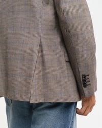 Relaxed Fit blazer met Glen-ruitmotief