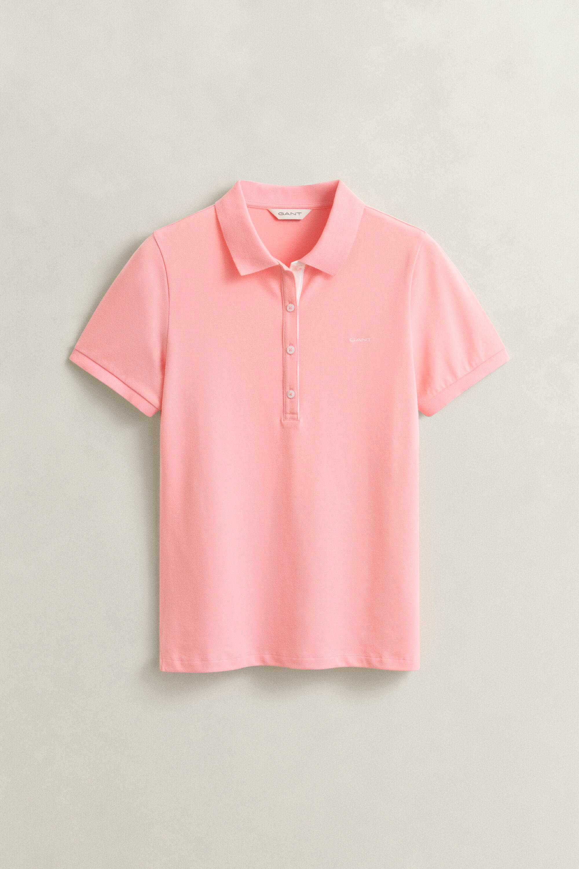 Piqué poloshirt met contrasterend detail