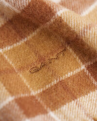 Geruite wollen sjaal