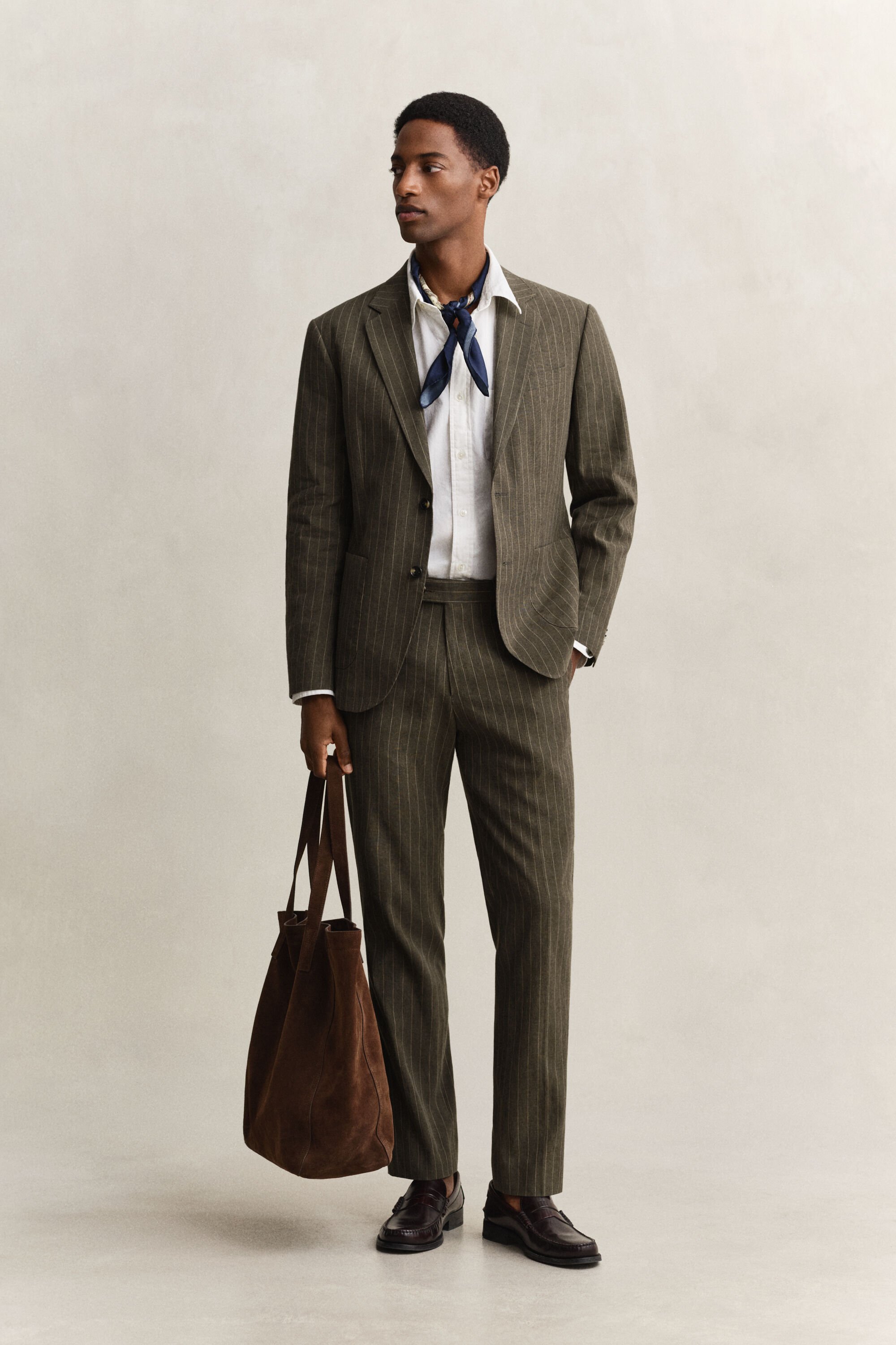 Kostuumjasje met krijtstreep