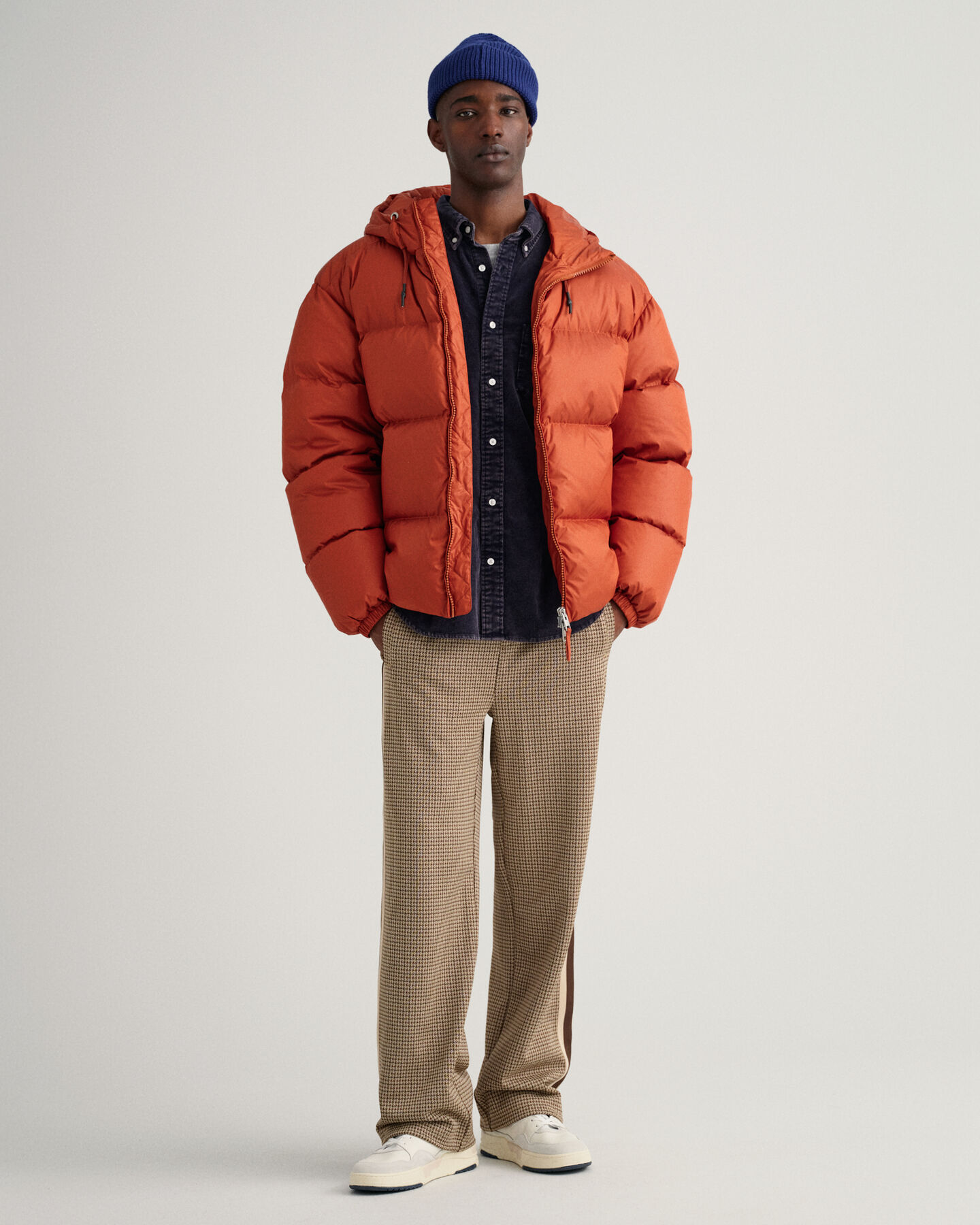 Glanzend gewatteerd jack