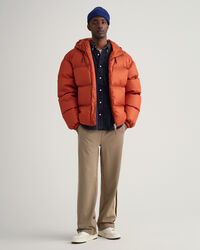 Glanzend gewatteerd jack