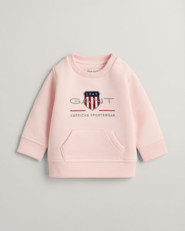 Baby Archive Shield sweatshirt met ronde hals