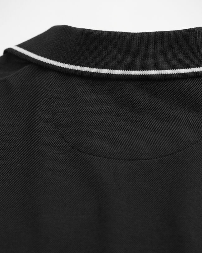 Piqué poloshirt met randdetails